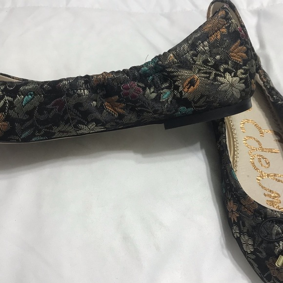 SOLD Embroidered Sam Edelman, Felicia Flats, 6.5 - Picture 3 of 3